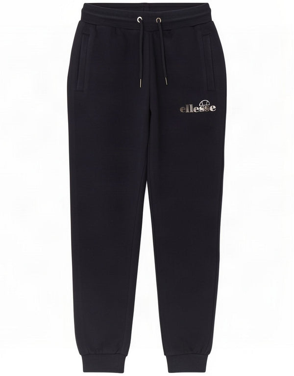 Ellesse Pantaloni da tuta con grafica da donna Joggers UK 8 Small Blu navy