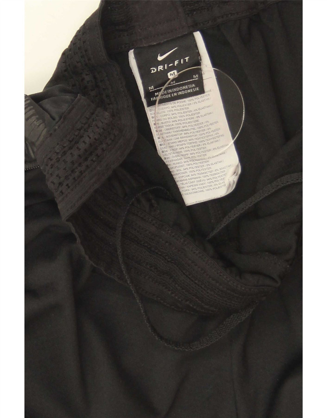 Pantaloni da tuta Nike Dri Fit da donna UK 12 Medium Nero Poliestere