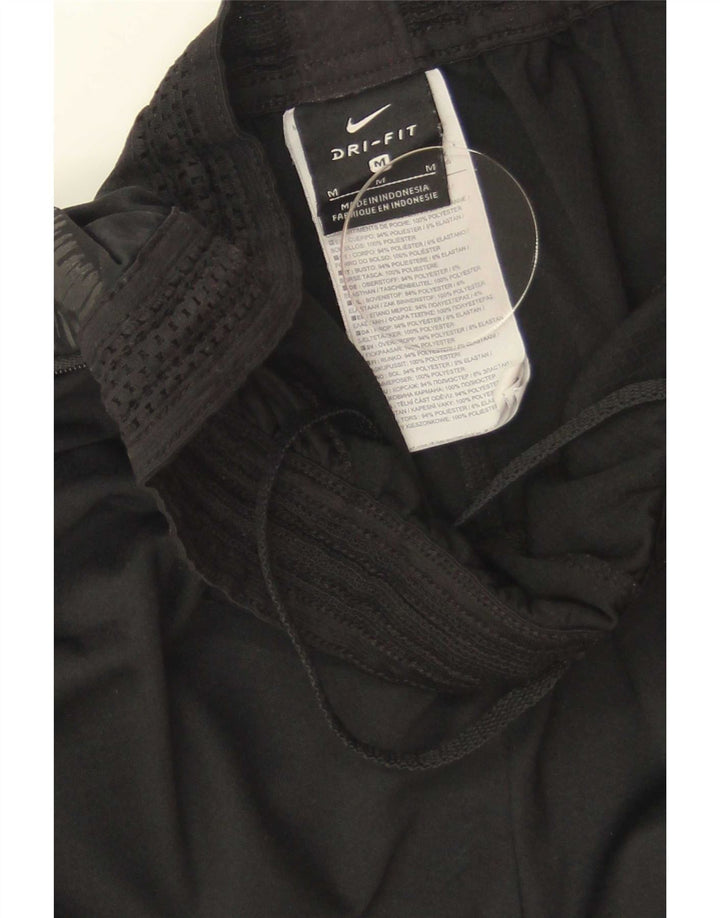 Pantaloni da tuta Nike Dri Fit da donna UK 12 Medium Nero Poliestere