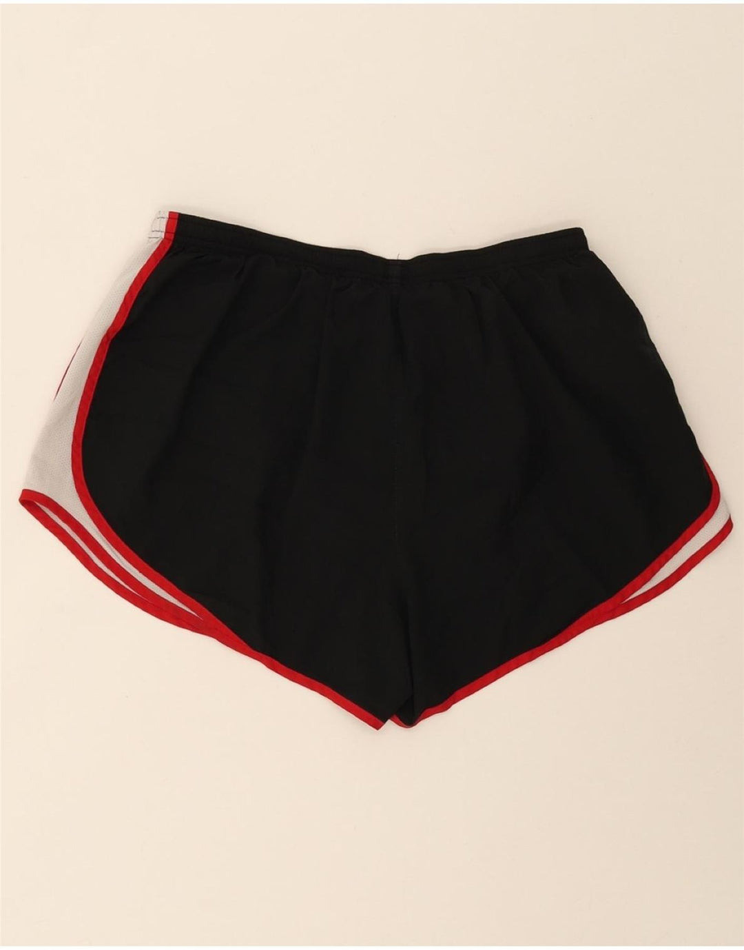 NIKE Womens Sport Shorts UK 18 XL  Black Colourblock Polyester Vintage Nike and Second-Hand Nike from Messina Hembry 