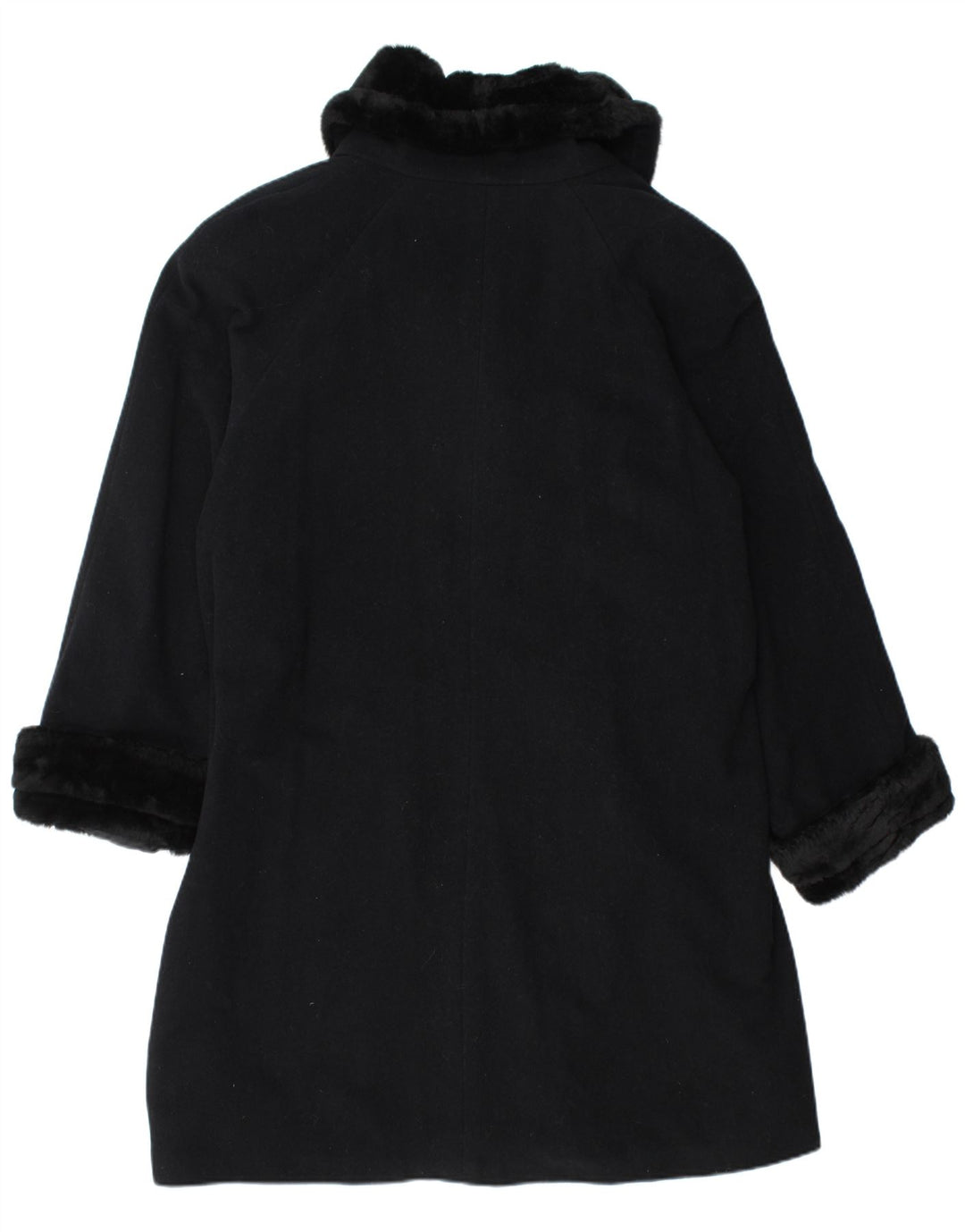 Soprabito oversize da donna Barisal UK 16 grande lana nera