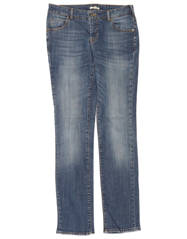 Jeans lunghi slim da donna White Stuff UK 12 Medium W30 L32 Cotone blu