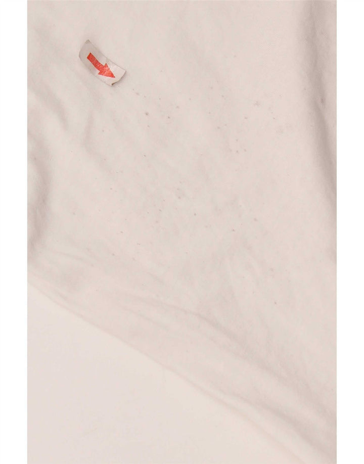 Puma T-shirt grafica da uomo grande in cotone bianco