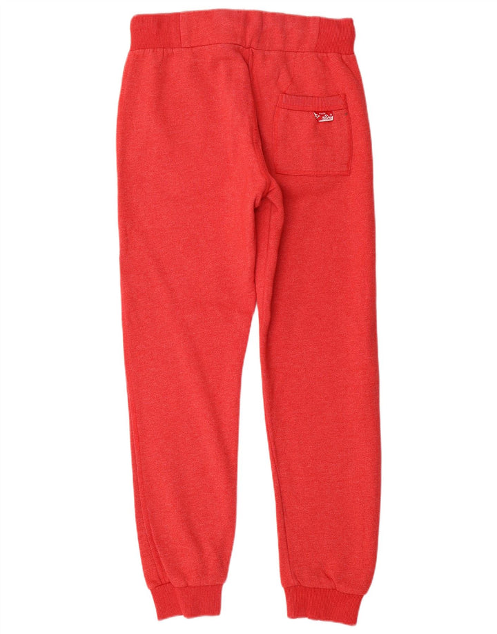 Pantaloni da tuta con grafica da uomo SUPERDRY Joggers piccoli in cotone rosso