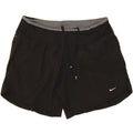 Pantaloncini sportivi NIKE Dri Fit da donna UK 14 medio nero poliestere