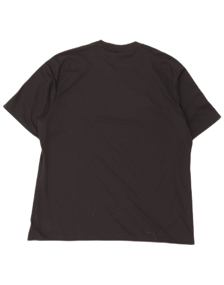 T-shirt Adidas Climalite da uomo Top XL poliestere nero
