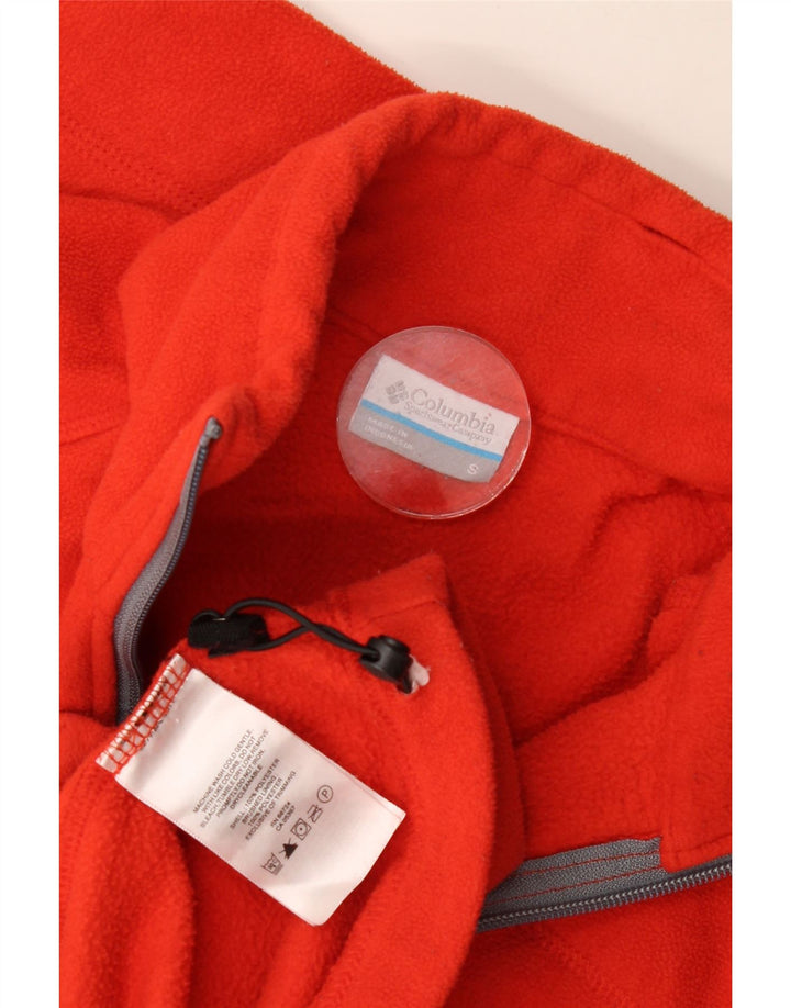 Giacca in pile da uomo Columbia UK 36 Small Rosso Poliestere