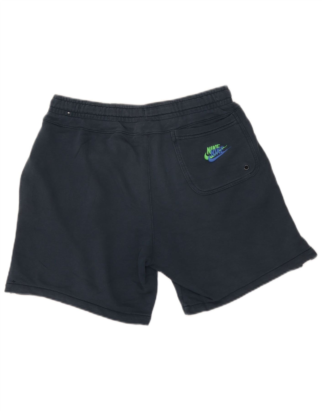 Pantaloncini sportivi Nike da uomo con grafica media, cotone blu navy