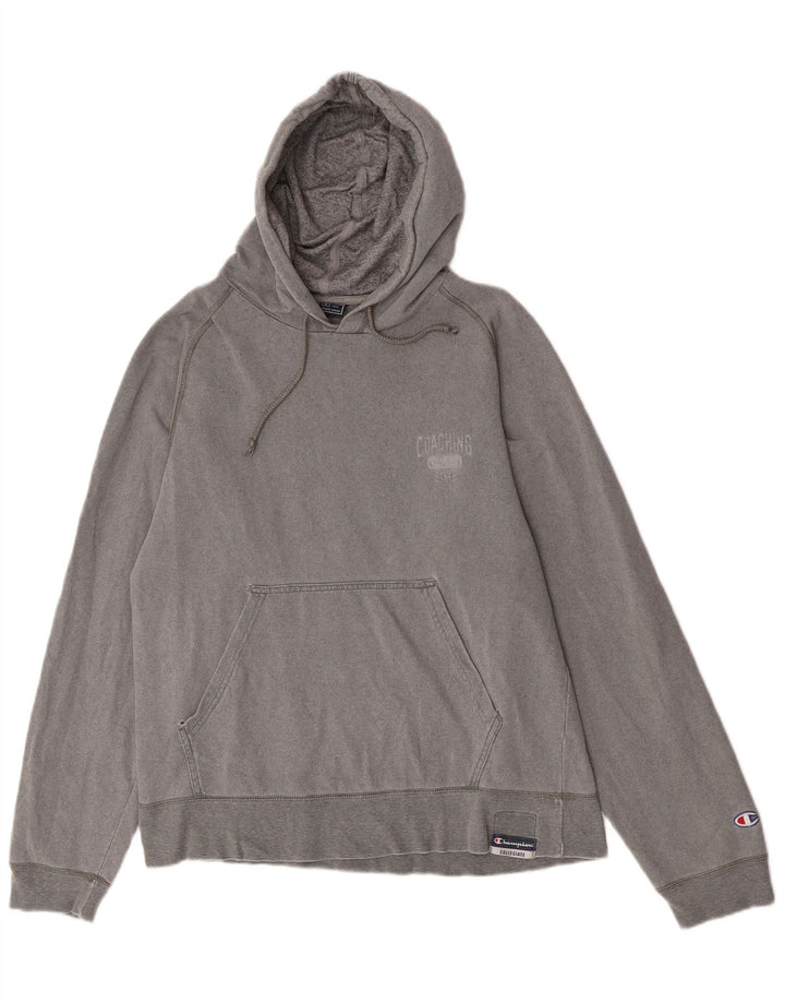 Maglione con cappuccio da uomo Vagabond in cotone grigio medio