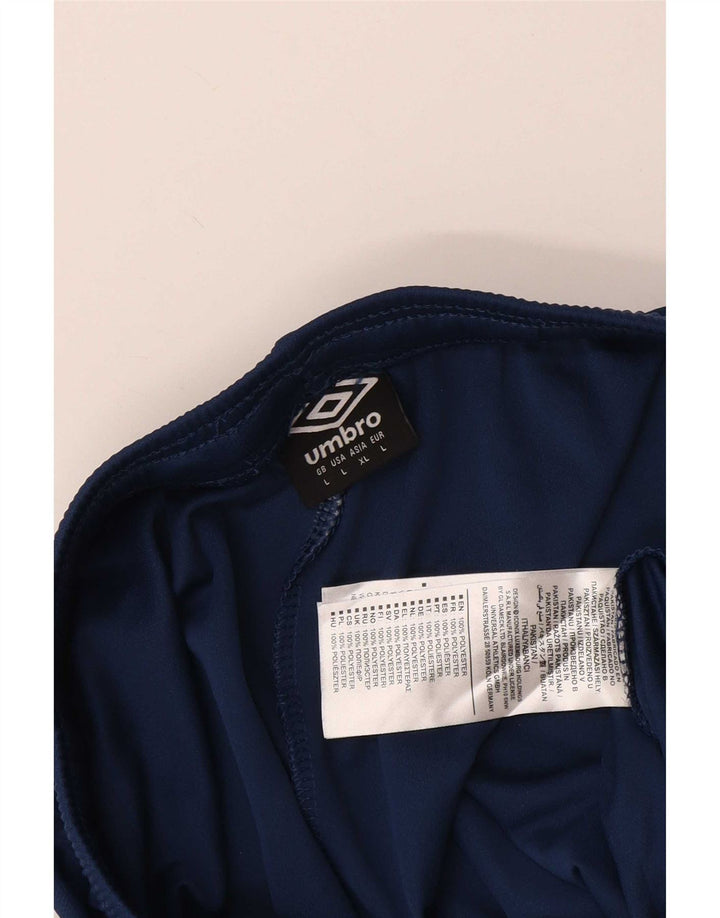 Pantaloncini sportivi Umbro da uomo grandi in poliestere blu