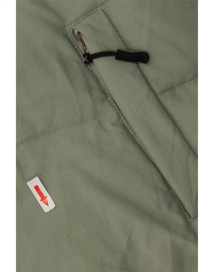 Giacca imbottita con cappuccio Fila da uomo UK 40 Large Verde Poliammide