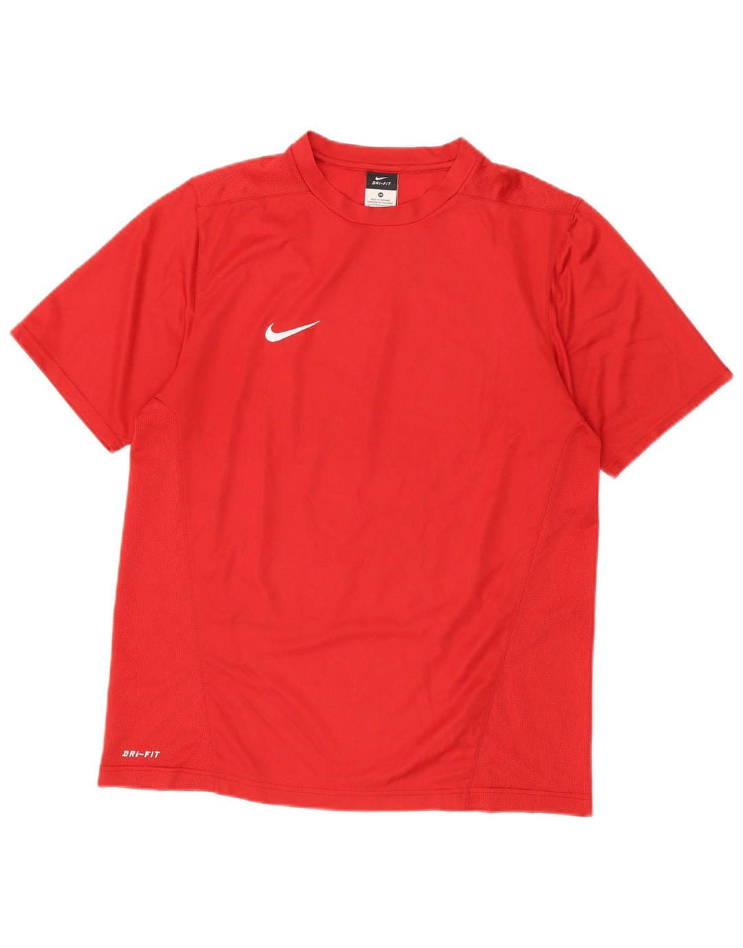 T-shirt da uomo Nike Dri Fit Top UK 39/41 poliestere rosso medio