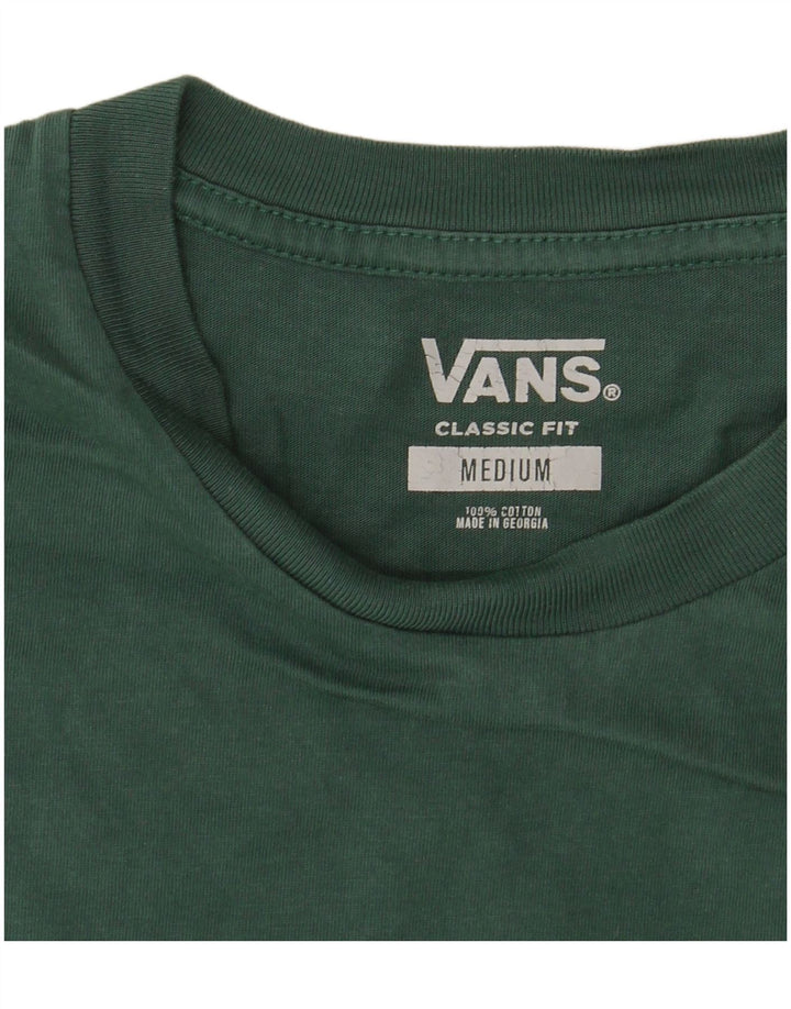 T-shirt da uomo vestibilità classica VANS Top in cotone verde medio