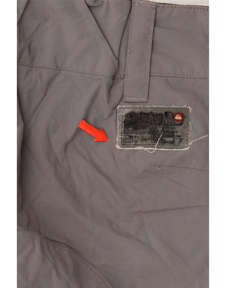Pantaloni da sci da uomo Quiksilver Small Grigi in poliammide