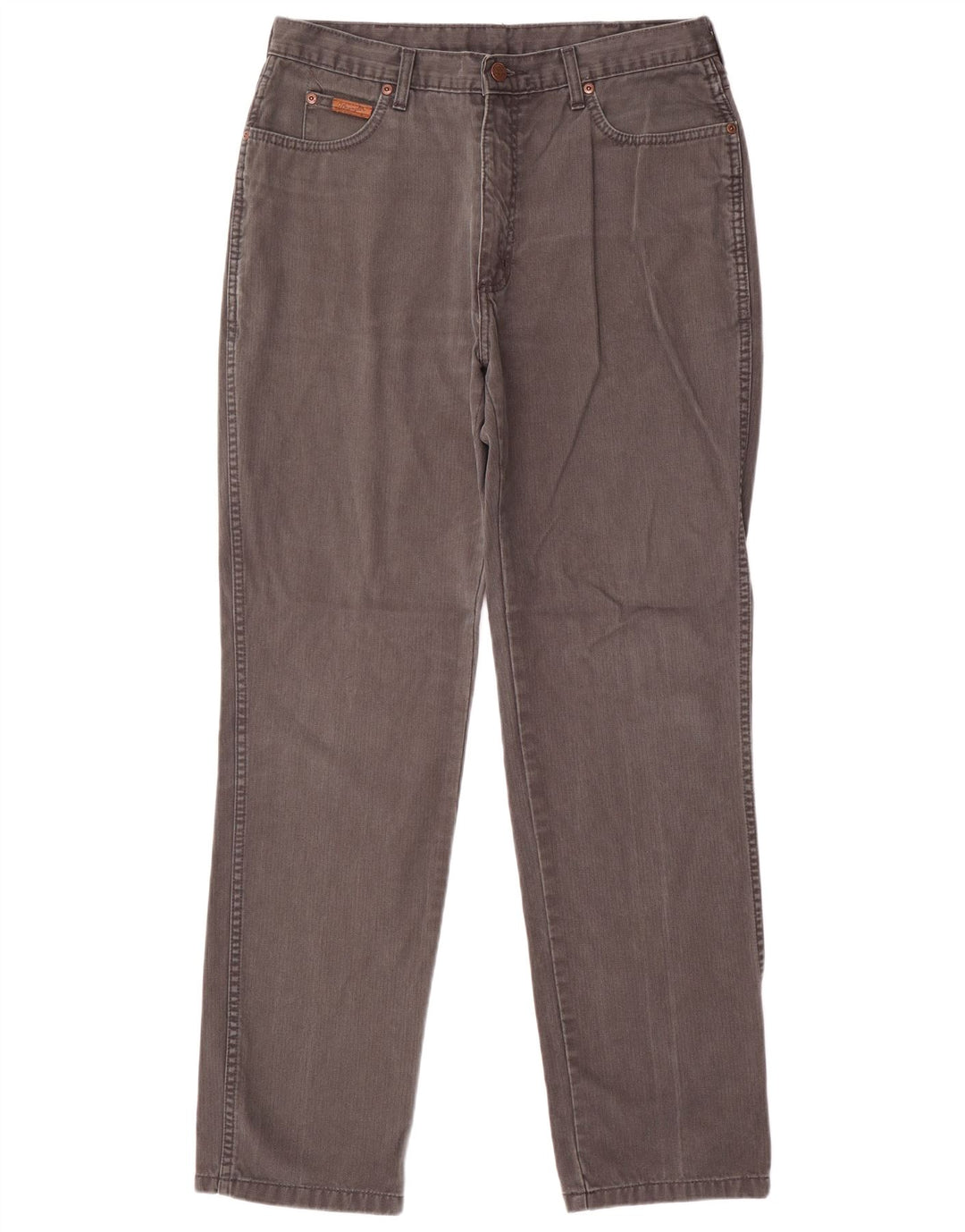 Jeans dritti da uomo Wrangler Ohio W34 L32 cotone grigio