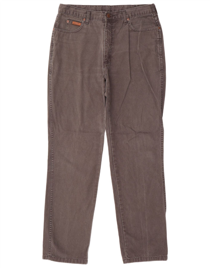 Jeans dritti da uomo Wrangler Ohio W34 L32 cotone grigio