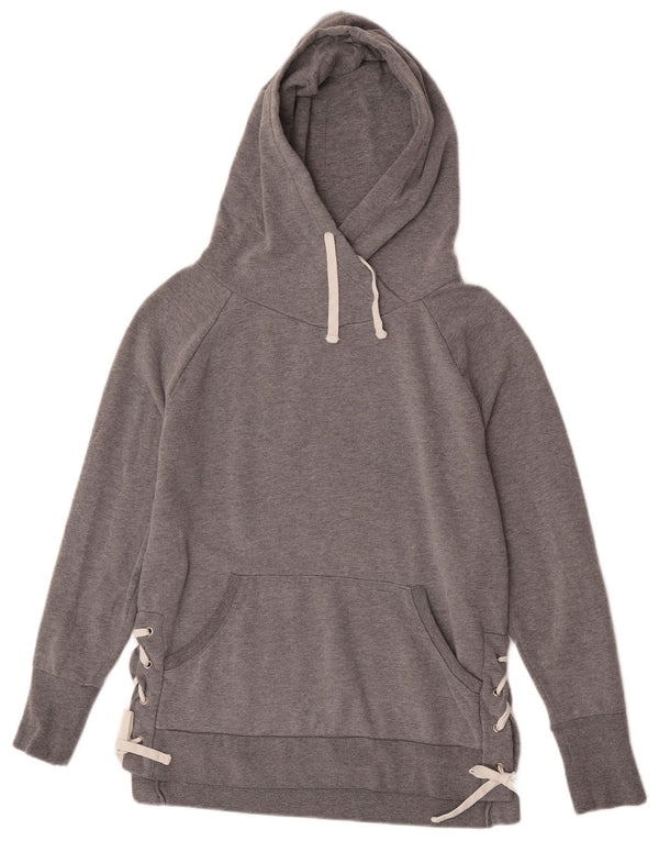 Maglione oversize con cappuccio da donna Gap UK 6 XS cotone chiazzato grigio