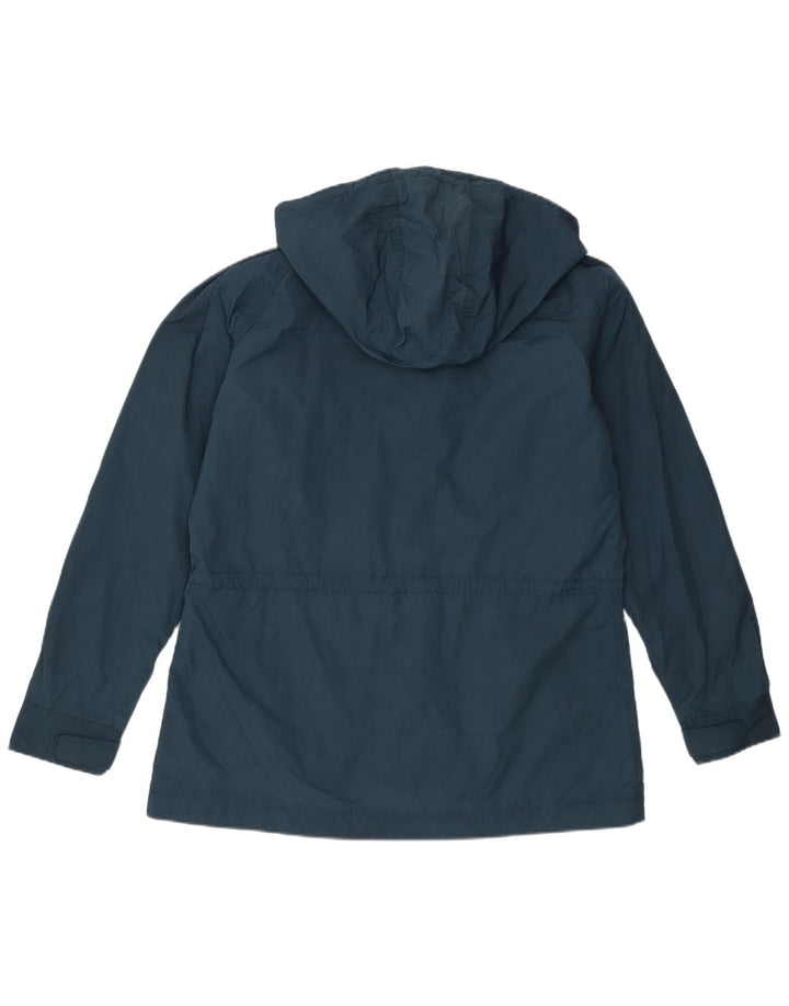 Giacca pratica con cappuccio da donna Eddie Bauer UK 16 grande nylon blu
