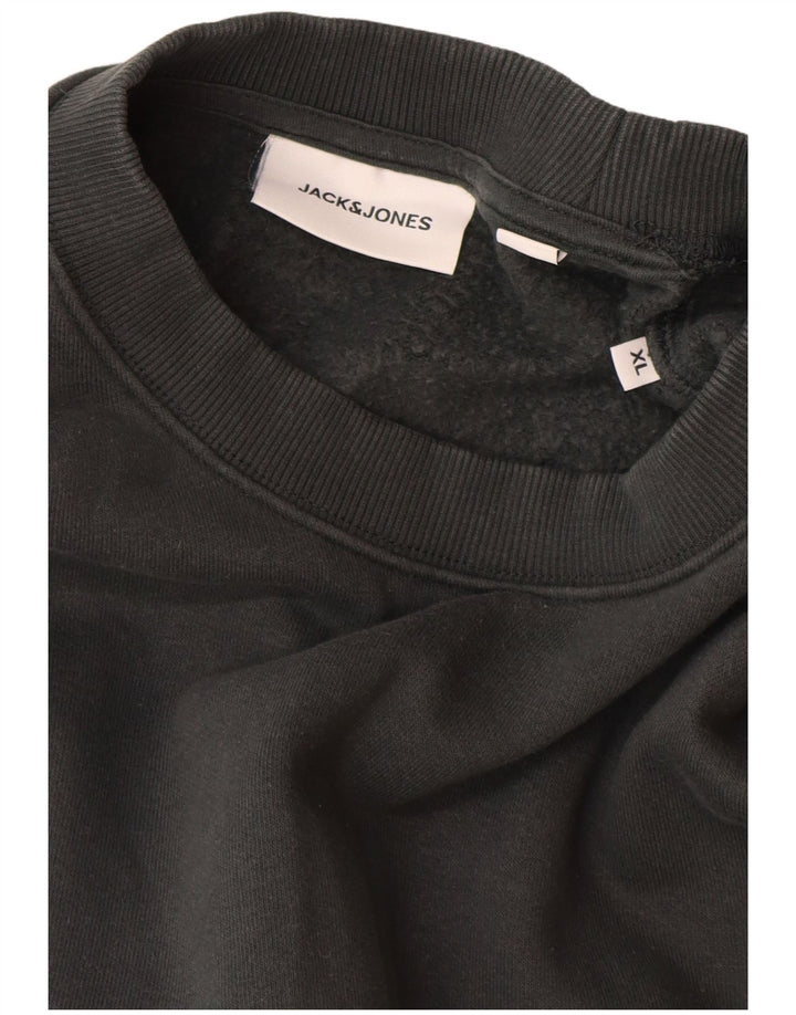 Felpa da uomo Jack & Jones Jumper XL in cotone grigio