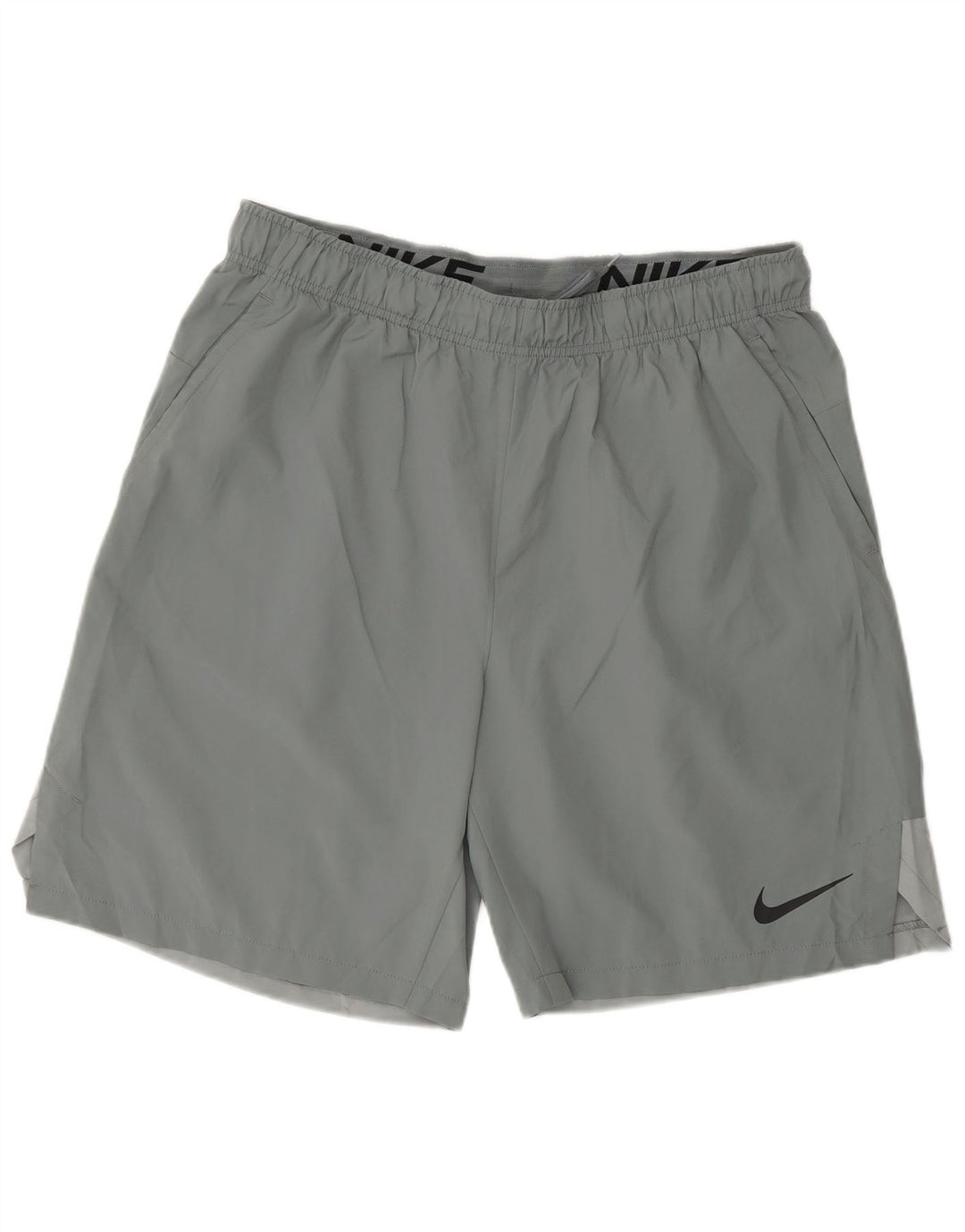 Pantaloncini sportivi Nike Dri Fit da uomo, grandi, in poliestere grigio