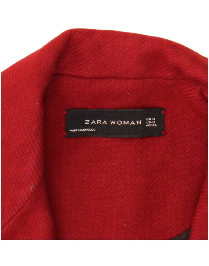 Cappotto Zara da donna UK 12 rosso medio