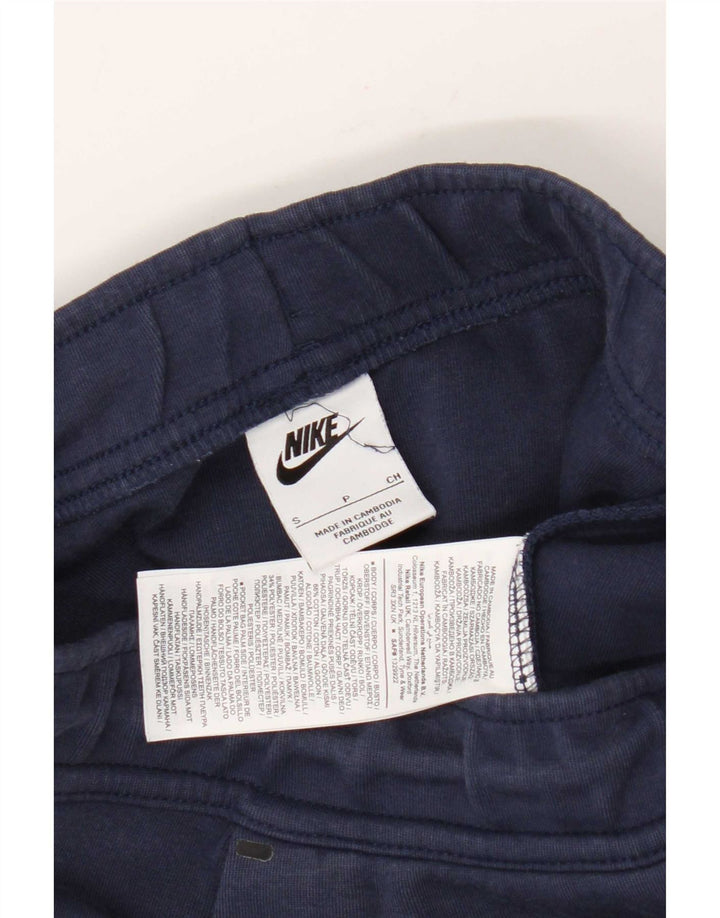 Pantaloni da tuta da uomo Nike Joggers piccoli in cotone blu navy