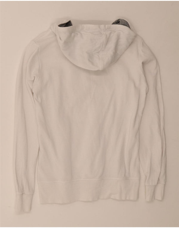 Felpa con cappuccio grafica Champion da donna Heritage Fit UK 16 grande cotone bianco