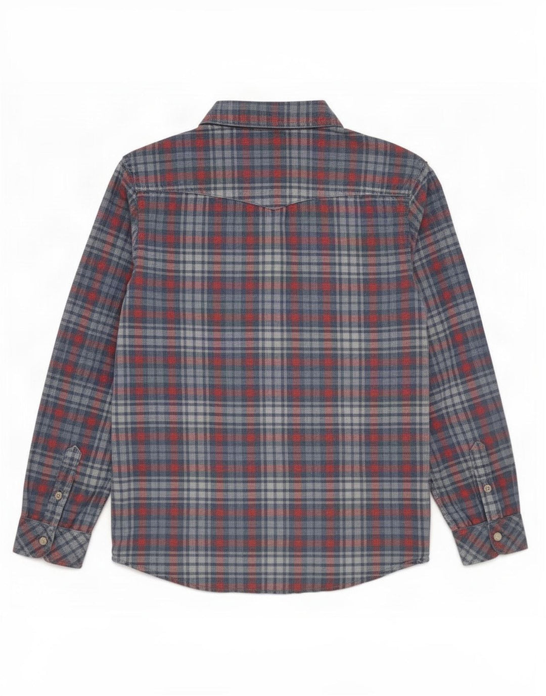 Camicia Lee da ragazzo vestibilità regolare 7-8 anni in cotone a quadri blu