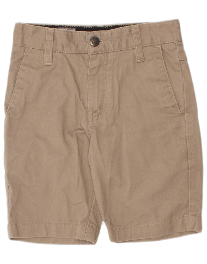 Pantaloncini chino da bambino Volcom 7-8 anni W22 in cotone beige