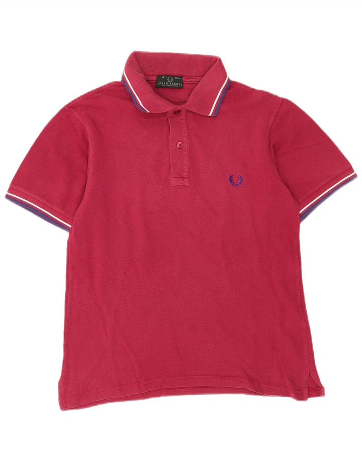 Polo da uomo Fred Perry piccola in cotone rosa