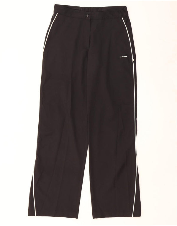 Pantaloni da tuta da donna ADIDAS UK 14 poliestere nero medio