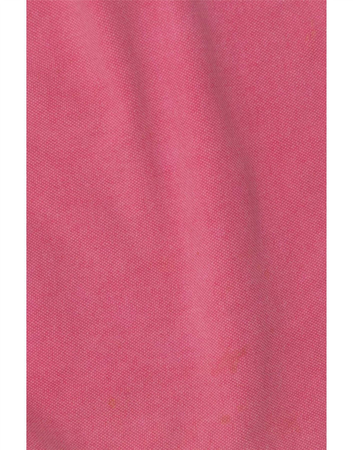 Crew Clothing Felpa da donna con collo abbottonato Maglione UK 12 Cotone rosa medio