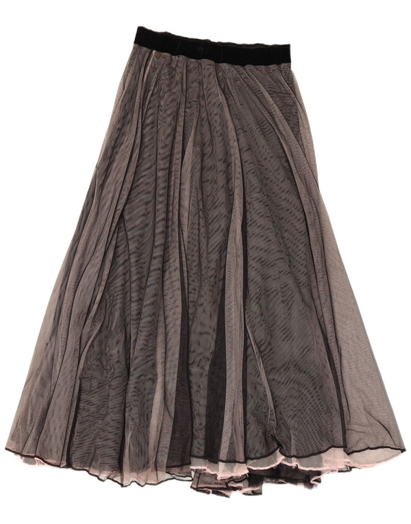 GABI LAUTON Womens Flared Skirt EU 40 Medium W28  Black Polyester