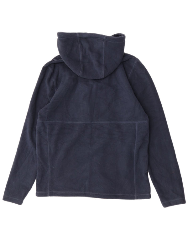 Giacca in pile con cappuccio da uomo Saltrock UK 38 poliestere medio blu navy