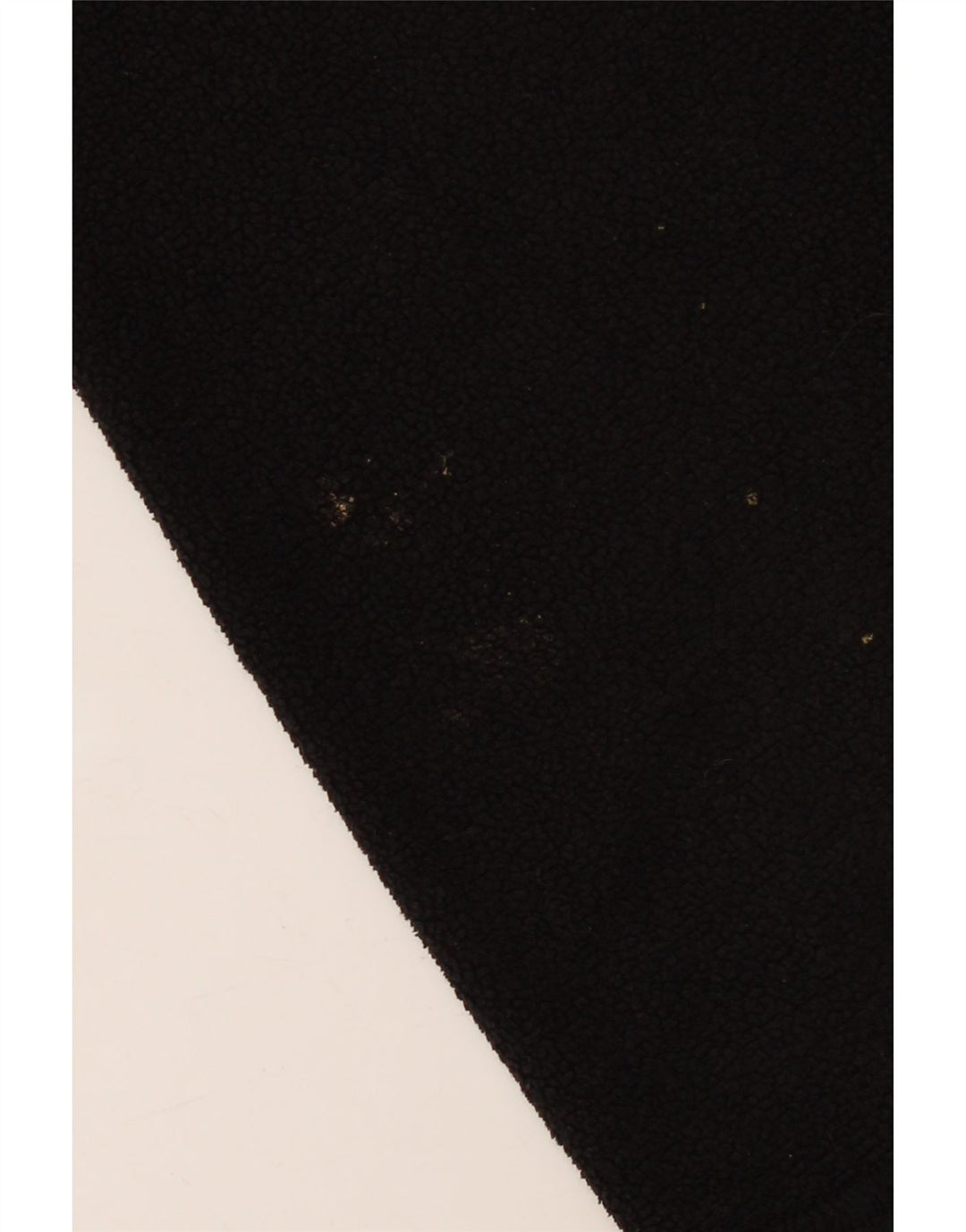 ANIMAL Maglione in pile da uomo con zip e collo, grande, in poliestere nero