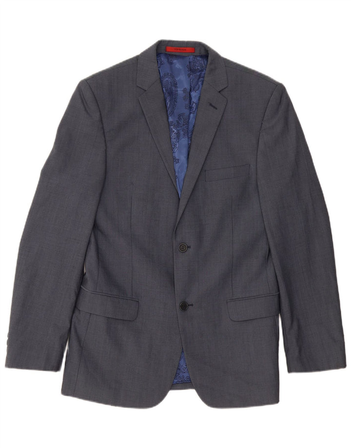 Giacca blazer da uomo a 2 bottoni Ted Baker UK 38 blu medio