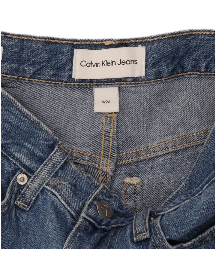 CALVIN KLEIN Jeans dritti da donna W26 L27 Blu