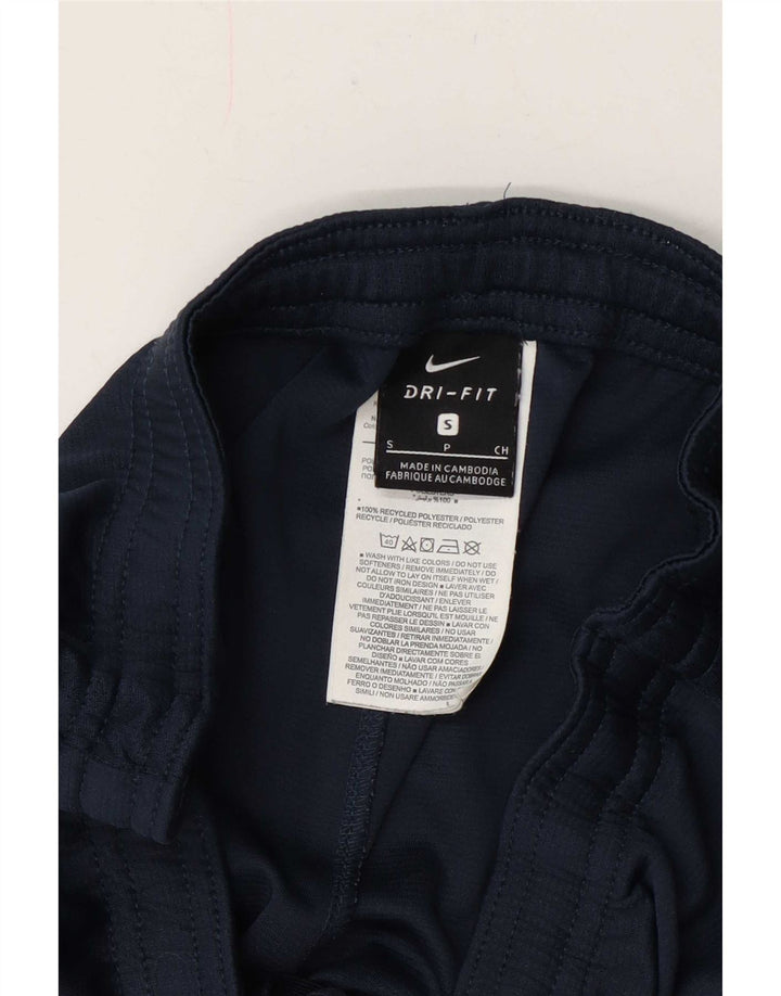 Pantaloncini sportivi Nike Dri Fit da uomo piccoli in poliestere blu navy