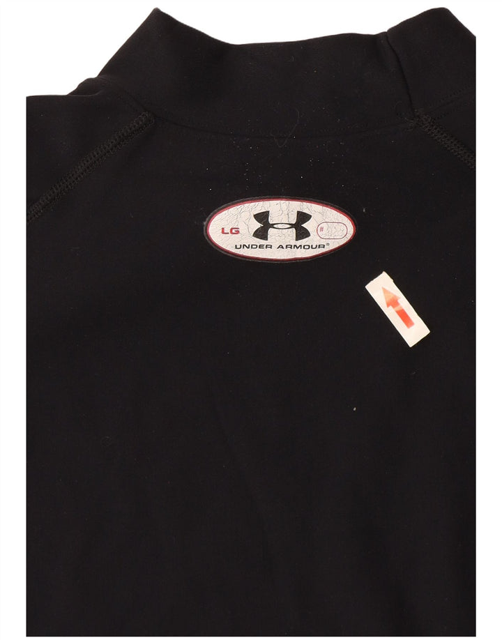 T-shirt da uomo Under Armour Top grande in nylon blu navy