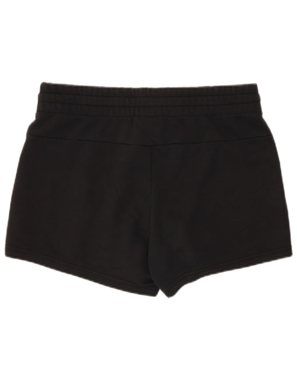 Pantaloncini sportivi Adidas da donna con grafica UK 8/10 Small Black Colourblock Cotton