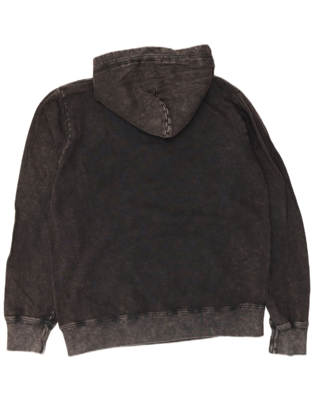 Maglione con cappuccio grafico da uomo Franklin Marshall, cotone nero medio