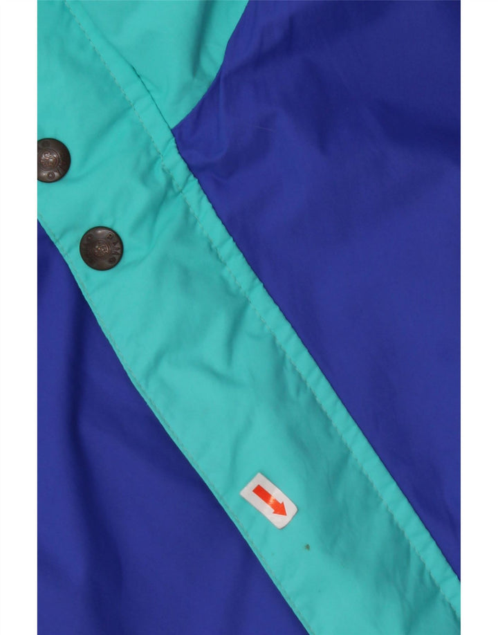 Giacca antipioggia da uomo vestibilità ampia BAILO IT 46 Small Blu Poliestere color block