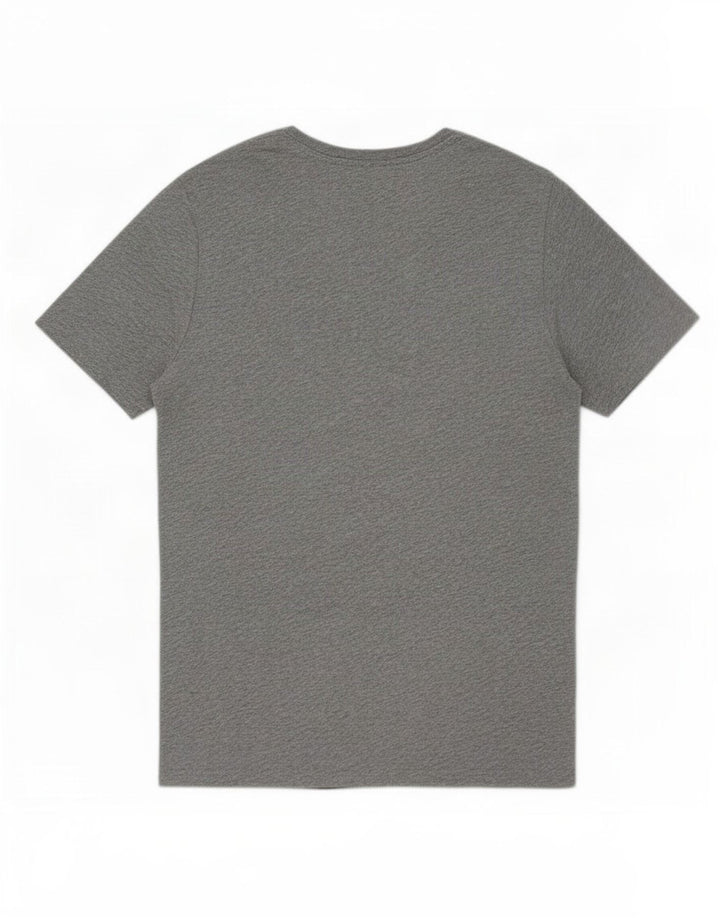 T-shirt grafica Nike da uomo con taglio atletico, cotone grigio medio