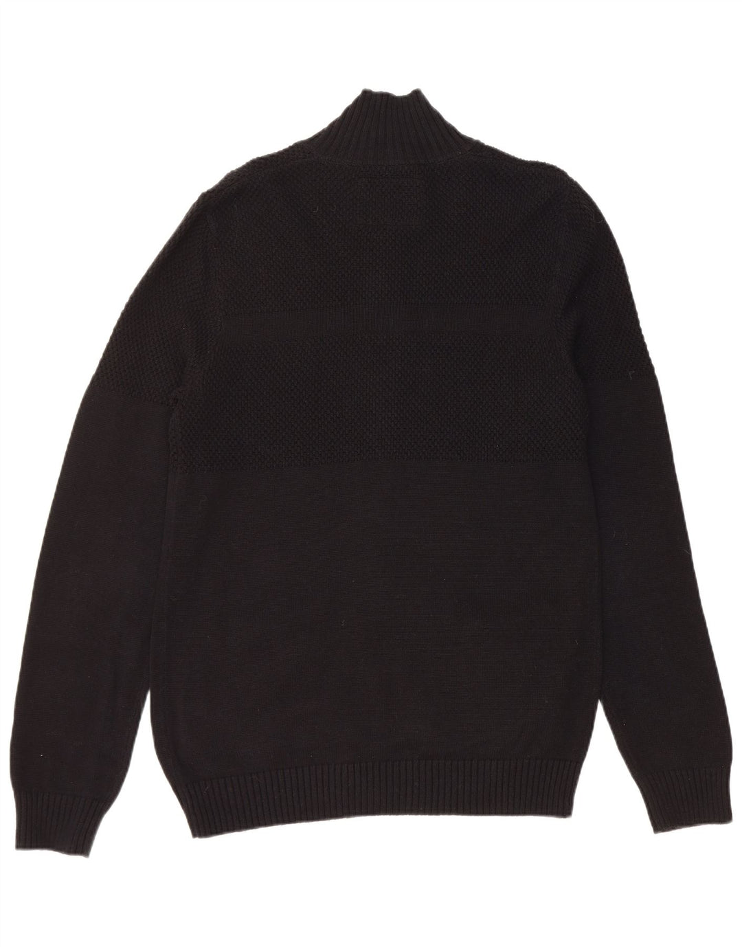 GUESS Maglione Cardigan Uomo Grande Cotone Nero