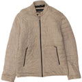 Giubbotto bomber da uomo Zara UK 38 Poliestere beige medio