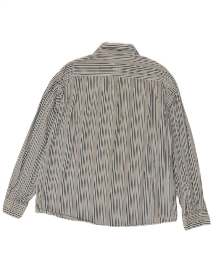 Camicia da uomo Fat Face XL in cotone a righe multicolore