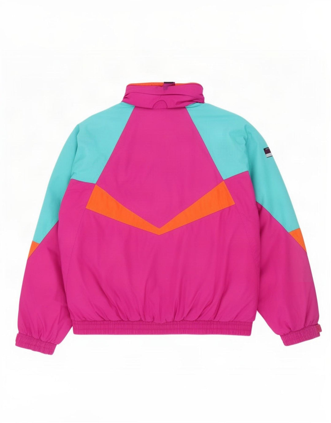 Giacca da sci da uomo dal taglio ampio Aesse UK 36 Small Rosa Colourblock in poliammide