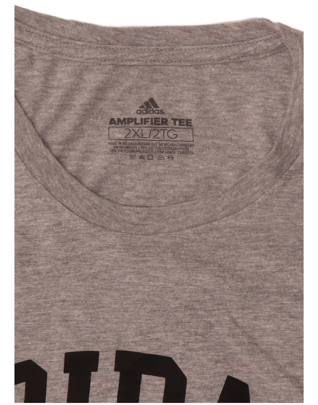 T-shirt grafica da uomo Adidas Top 2XL Grigia