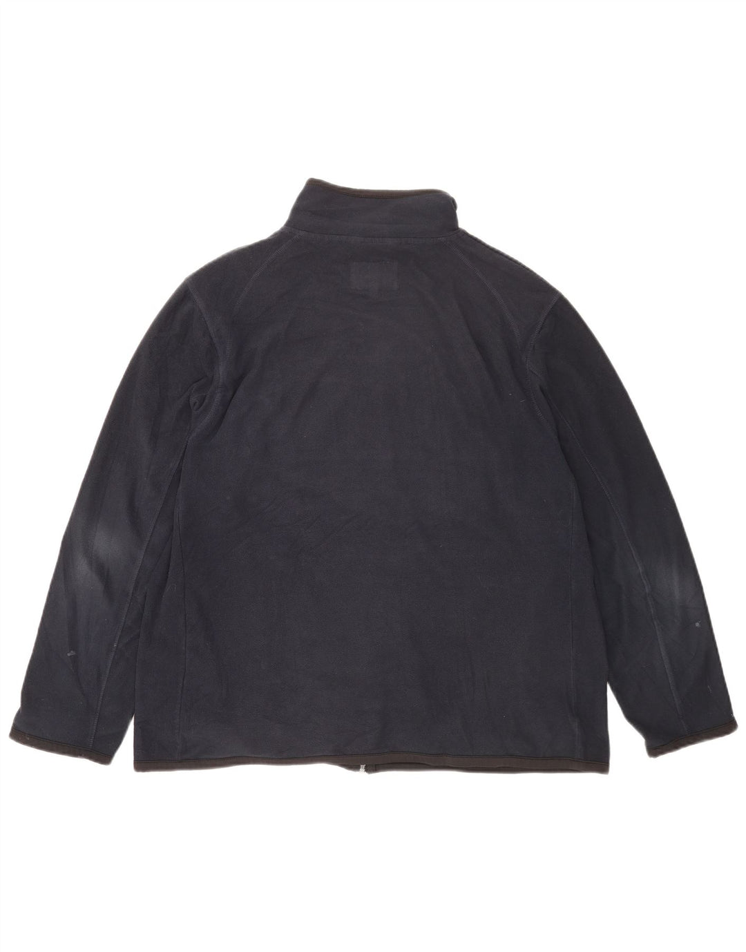 Giacca in pile da uomo Marks & Spencer UK 42 XL poliestere blu navy