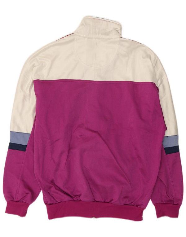 Giacca da tuta grafica ASICS da donna IT 46 Large Purple Colourblock